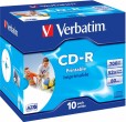 Disks CD-R Verbatim 700MB 48X printable vāciņā 1gab