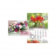 Kalendārs sienas  Skaistie ziedi 2026 