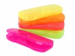 Penālis caurspīdīgs, plastmasas 