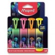 Teksta marķieris Maped, 4krāsas, Deepsea Paradise 