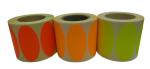 Uzlīmes 58x30mm Fluor 500gab. ovālas