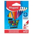 Zīmuļi 12 krāsas Maped Color Peps Mini Strong 