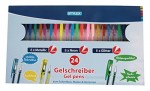 Pildspalvu komplekts gēla 24krāsas 